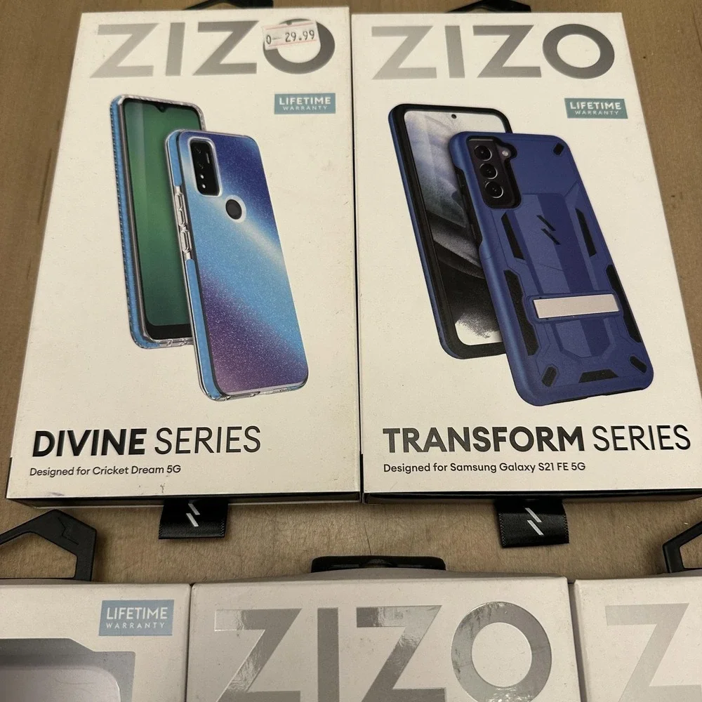 Zizo Hybrid Case Lot Of 5 IPhone 11 13 S21 FE Cricket Dream Outlast Shockproof